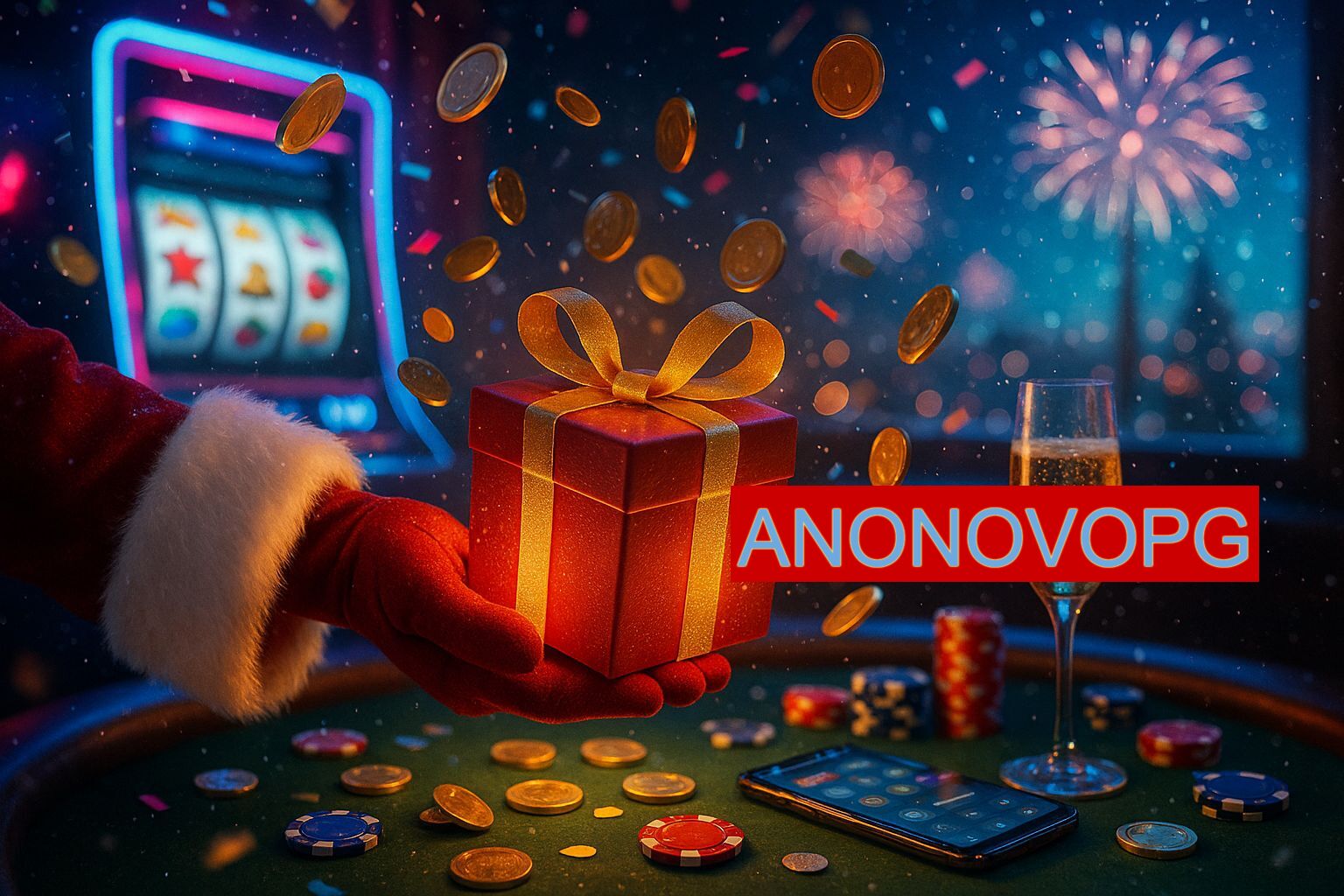 Promoções de Ano Novo no ANONOVOPG